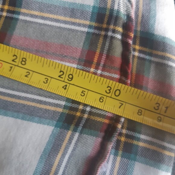 Viyella SZ M Men's Plaid Button Up Shirt, 80% Cotton/20% Wool - Picture 13 of 16